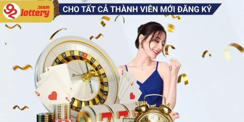 Khuyến mãi 92lottery được thiết kế phù hợp